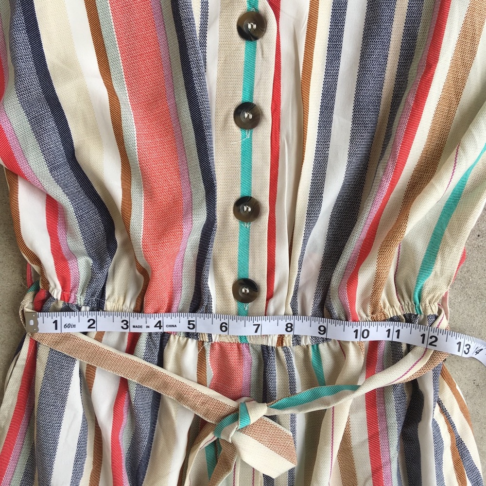 Blush | Striped Midi Dress - Picture 4 of 4